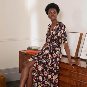 Lavinia Jersey Wrap Dress 10R NWT